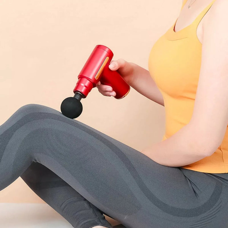 Mini Massageador 4 em 1 Elétrico Profissional Muscular Top