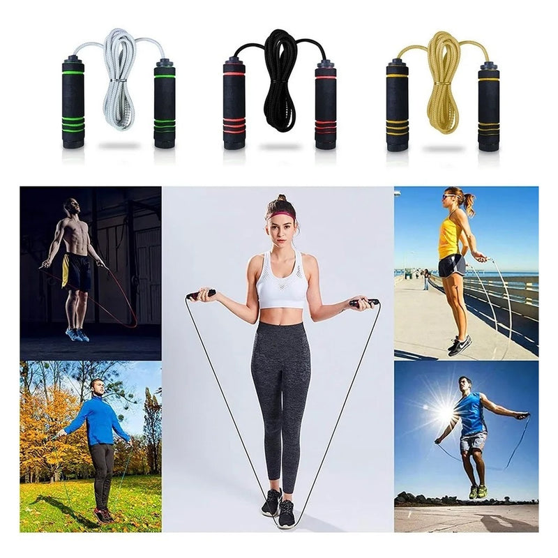orda de Pular Ajustável Jump Rope Profissional até 2,60m