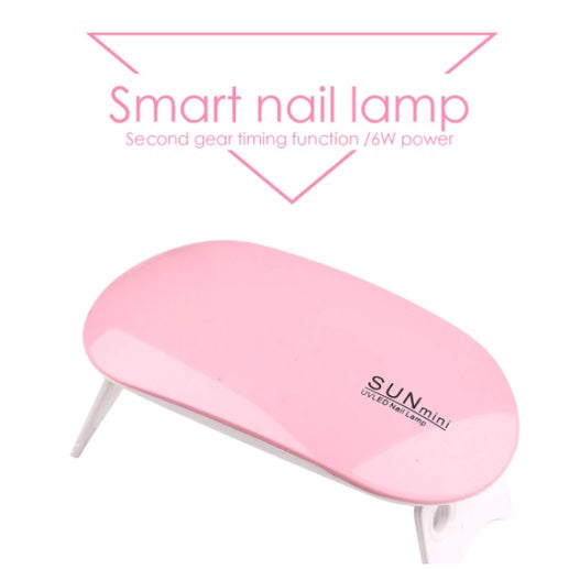 Cabine Mini Secador De Unhas Esmalte Gel Led Sun Uv Portátil Dobrável Forninho Estufa 6w Bivolt Usb