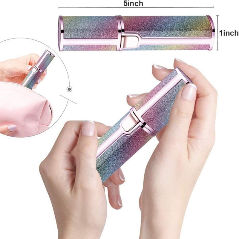 Removedor de pelos faciais 2 em 1 depilador Premium recarregável USB Sem Dor