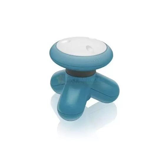 Mini Massageador Portátil A Pilha Ou USB Com 3 Pontos Relaxante